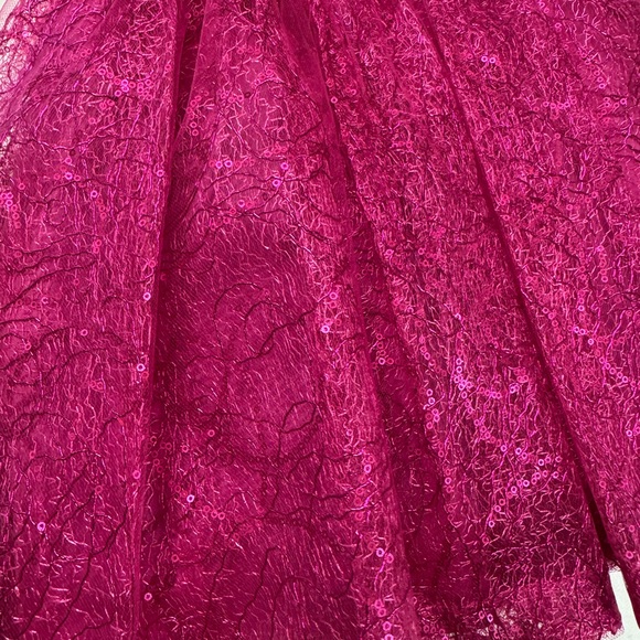 Sparkly Fuchsia Party Dress - Picture 9 of 13